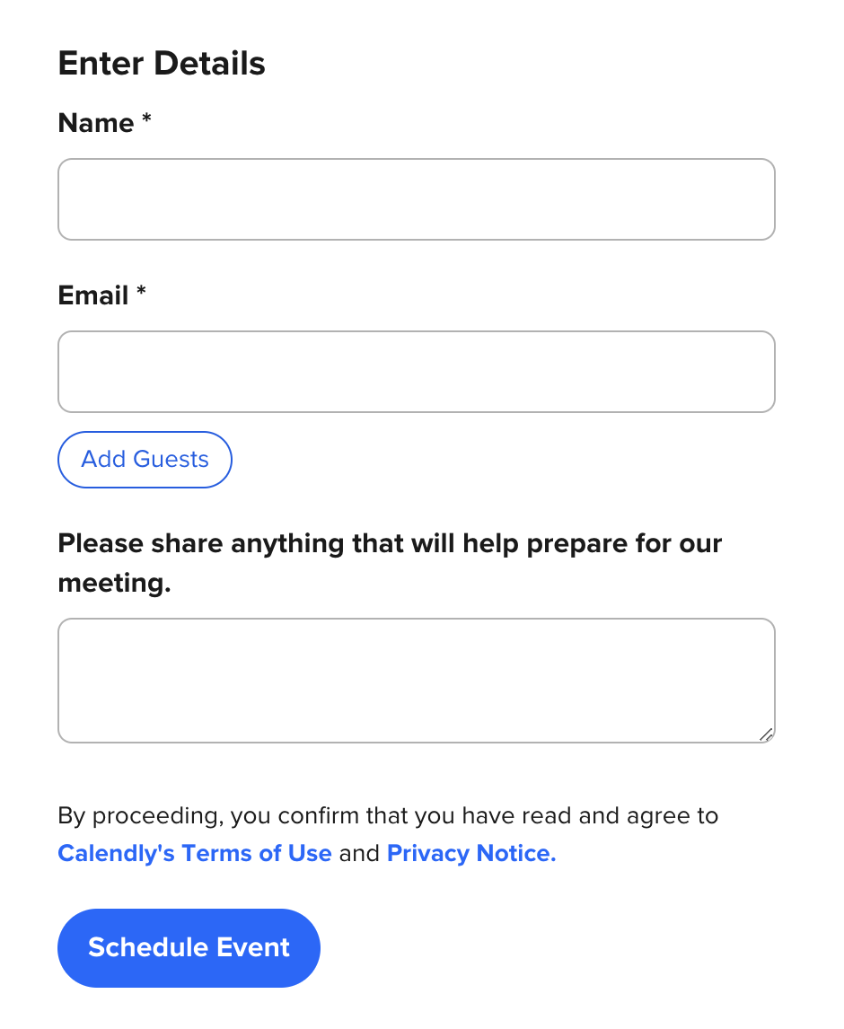 Scheduling Your Plan Design Consultation